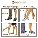 Knee High Compression Socks for Women & Men, 15-20 mmHg - Edema Pain Relief - Nurse, Travel, Pregnancy & Running - Lightweight Graduated Nursing Sock - Compression Stockings for Women, Beige L