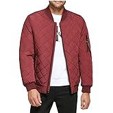 Calvin Klein Mens Quilted Zipper Detail Flight Jacket