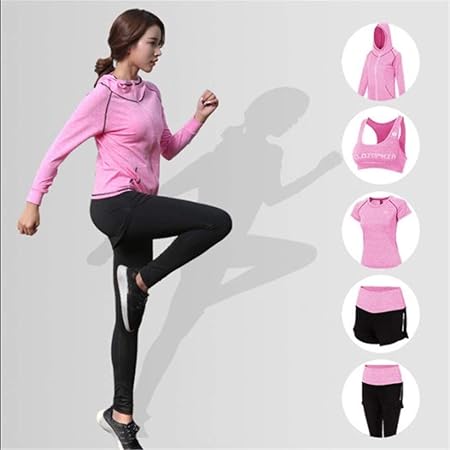 WAWRR Traje de Ropa de Yoga, Deportes Femeninos al Aire ...
