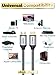 PowerBear 4K HDMI Cable 6 ft [2 Pack] High Speed, Braided Nylon & Gold Connectors, 4K @ 60Hz, Ultra HD, 2K, 1080P, ARC & CL3 Rated | for Laptop, Monitor, PS5, PS4, Xbox One, Fire TV, Apple TV & More…