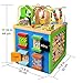 Wooden Bead Maze Toddlers Learning Multi-Functional Educational Busy Zoo Baby Bead Activity Cube Treasure Box