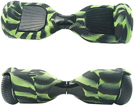[WheelElite] Full Body Silicone Case Scratch Protector Wrap Rubber Cover Protective Skin for 6.5 Inch Hover Board 2 Wheels Balance Scooter (Camo-Full)