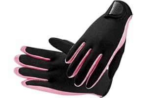 1.5MM Wetsuit Gloves Stretchy Neoprene Scuba Diving Gloves for Women Men, Anti-Slip Warm Snorkeling Dive Gloves Full Finger P