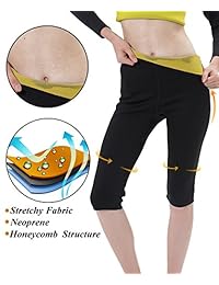 IFLOVE Women's Slimming Pants Hot Neoprene for Weight Loss Fat Burning Sweat Sauna Capris Leggings Shapers