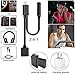 KPAO 2in1 Lightning to 3.5mm Audio Adapter and Lightning Charging Port for iPhone Support iOS 10.3 (black)