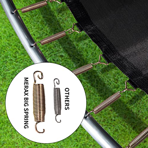 Merax 14FT Trampoline with Slide, with Ladder and Wind Stakes, Outdoor