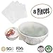 V3 Premium Quality Set of 8 Silicone Seal Bowl Covers and Food Stretch Lids Reusable Keep Food Fresh Plastic Wrap for Environmental Food Wraps
