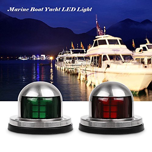 DDSKY navigation lights Stainless Steel 12V Marine Boat Yacht Light LED