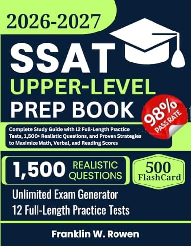 SSAT Upper Level Prep Book - Full-Length Practice Tests, 200+