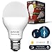 Motion Sensor Light Bulb - Motion Activated Light Bulb Outdoor/Indoor - LED Dusk to Dawn Light Bulb - Motion Detector Light Bulb - Auto On/Off - Smart Bulb - E26/E27 Socket, 2700K 9W Soft White