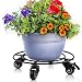 Amagabeli 14" Metal Plant Caddy Heavy Duty Iron Potted Plant Stand With Wheels Round Flower Pot Rack on Rollers Dolly Holder on Wheels Indoor Outdoor Planter Trolley Casters Rolling Tray Coaster primary