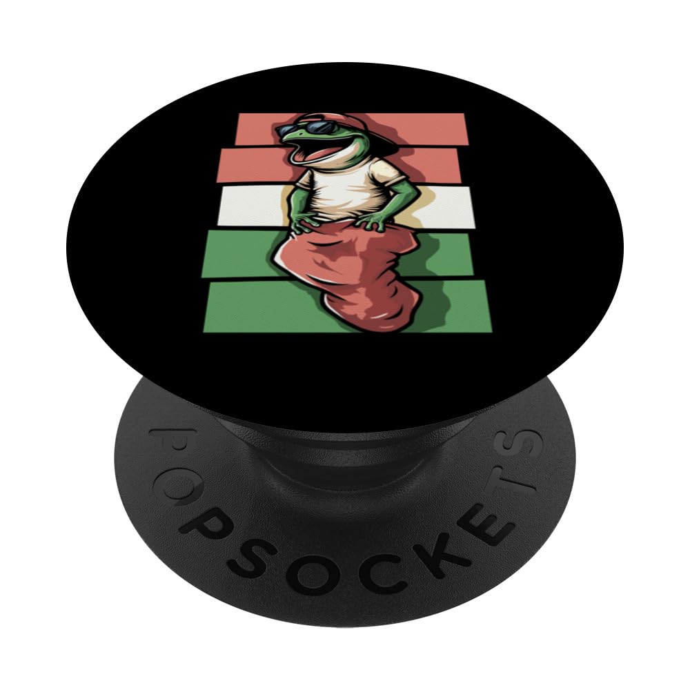 Sack Race Frog Sack Hopping PopSockets Swappable PopGrip