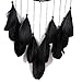 Ricdecor Dream Catcher Handmade Traditional White Feather Dream Catcher Wall Hanging car Hanging Decoration Ornament Dia 6.5