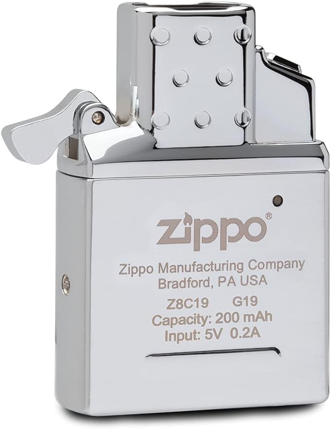 Zippo Rechargeable Lighter Insert Metal Silver One Size