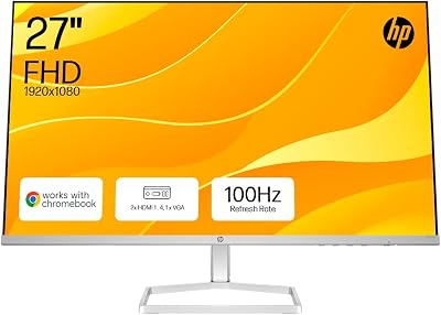 HP Series 5 27-inch FHD IPS Monitor 100 Hz 99% sRGB White 2xHDMI 1xVGA