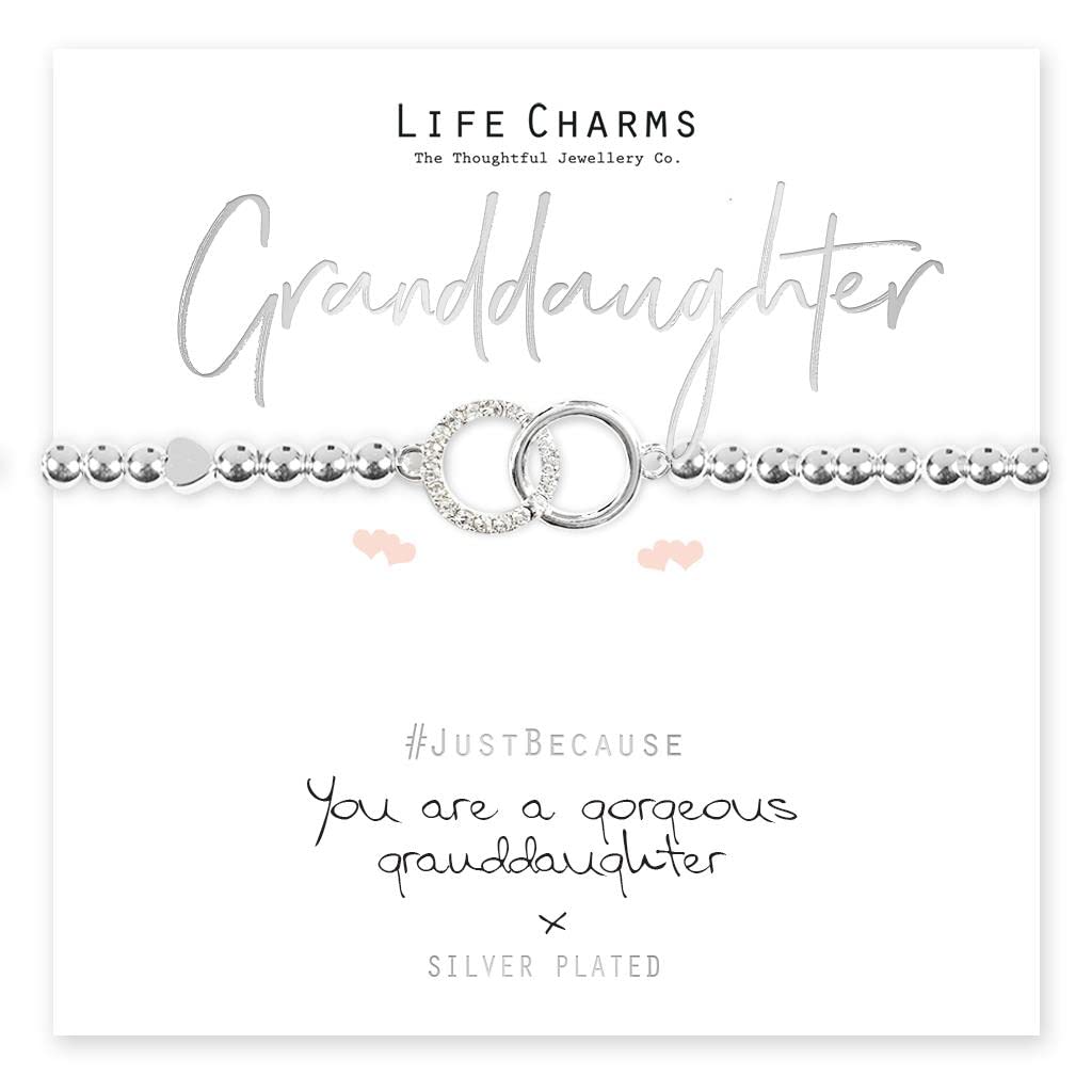 Life Charms You are A Gorgeous Granddaughter Bracelet