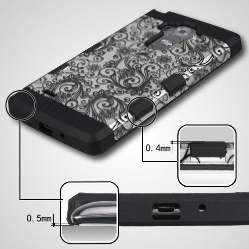 LG G Stylo Case, G Vista Case, JoJoGoldStar Trooper Hybrid, Slim