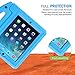 HDE Case for iPad 2 3 4 Kids Shockproof Bumper Hard Cover Handle Stand with Built in Screen Protector for Apple iPad 2nd 3rd 4th Generation (Blue)
