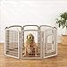 AmazonBasics 8-Panel Plastic Pet Pen - 34