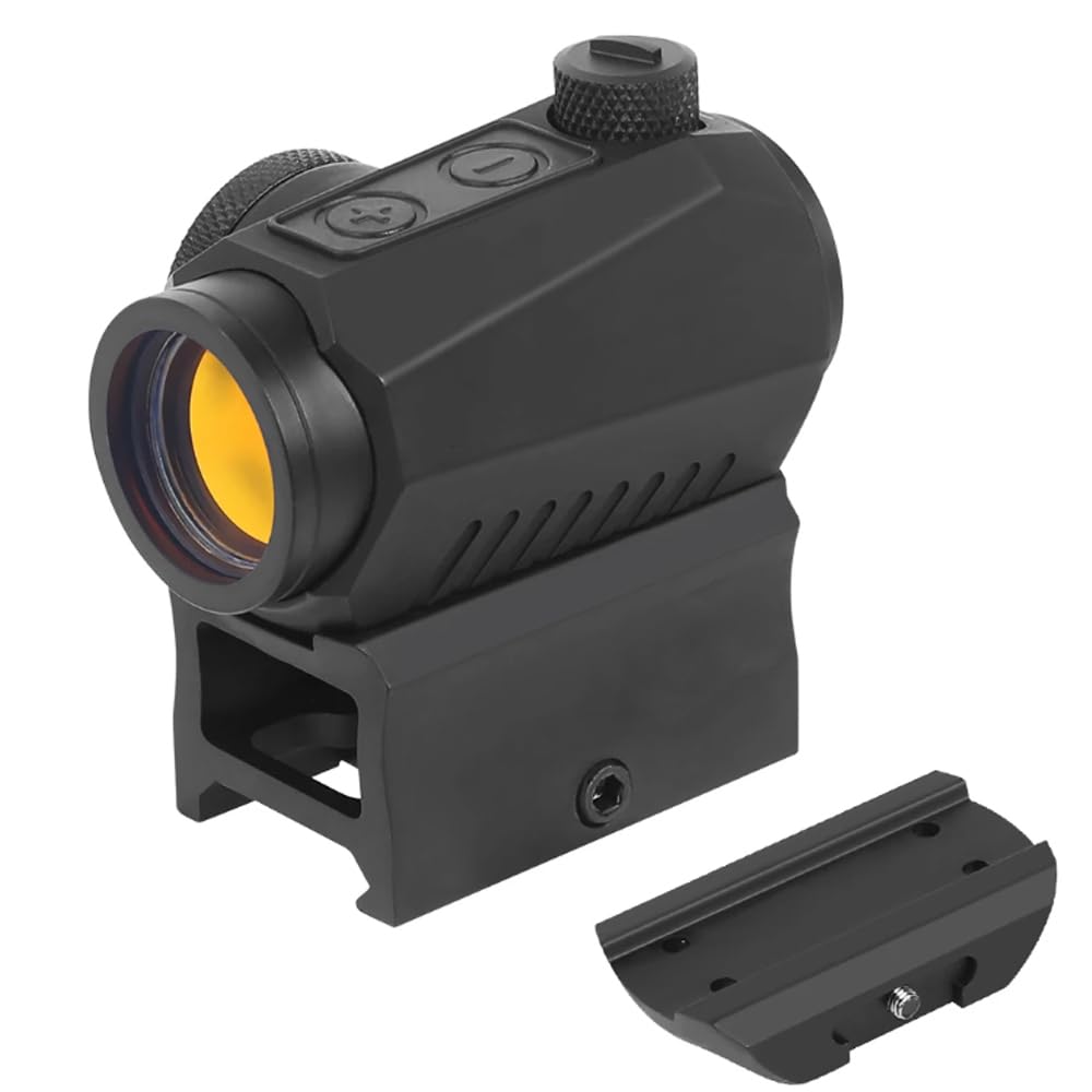 Mifhnby Red Dot Sight 1x20mm 2MOA Red dot Motion Awake Red Dot Scope with Co-Witness Riser and Low-Profile Mount