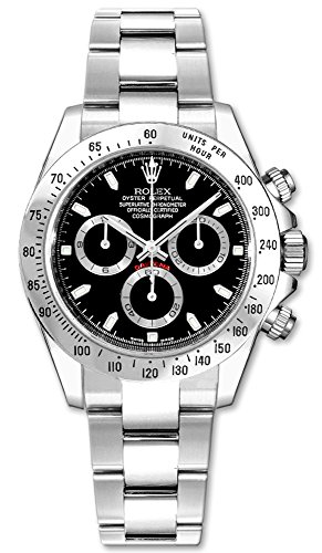 Rolex Cosmograph Daytona 116520 Black Dial 40mm Men's Watch