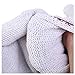 J.S.U Medium White Cotton Heavy Duty Gloves - 12 Pairs