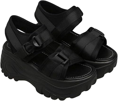 Amazon Yitong サンダル レディース シューズ ビーチサンダル コンフォート サンダル ストラップ サンダルシューズ 厚底 疲れない ファッション 歩きやすい 韓国風 オフィス サンダル 快適美脚 Yitong ファッションサンダル