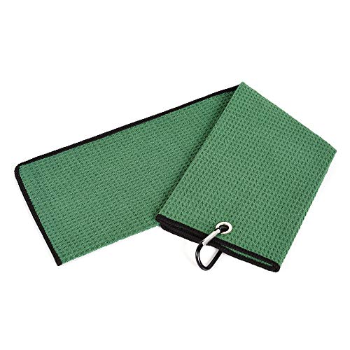 image for Mile High Life Tri-fold Golf Towel | Premium Microfiber Fabric | Waffl