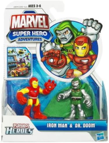 Super Hero Adventure 2 Pack Iron Man & Dr. Doom