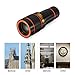 Smartphone Camera Lens, High Definition 12X Universal Optical Zoom Lens 12X Zoom Lens Focus Telescope Clip-on Camera Lens for iPhone 7 6S Plus 6S and Other Smartphones