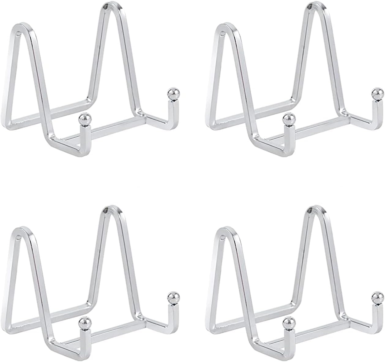 Photo 1 of ***only one****DIDUDIDU Plate Stands for Display Small - 3 Inch Iron Easel Holders for Decorative Plates, Picture Frames, Photos, Table Art - Gold - 4 Pack