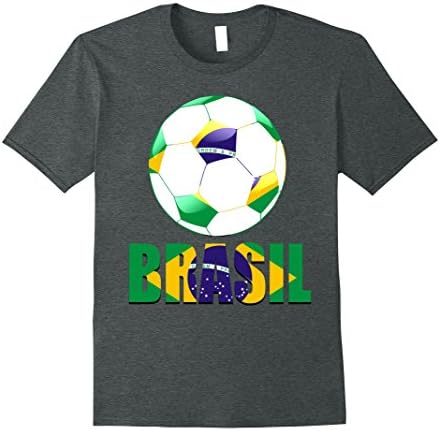 Mens Storecastle: Brazil Soccer Jersey Gift Pride Flag T-Shirt Large Dark Heather