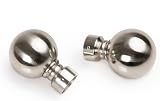 Aspire Homeware Brushed Silver Extendable Curtain Pole 70-120cm 28mm view 6