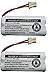 Replacement Battery BT162342 / BT262342 for Vtech AT&T Cordless Telephones CS6114 CS6419 CS6719 EL52300 CL80111 (2-Pack)