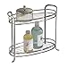iDesign Axis Free Standing Bathroom Storage Shelves for Towels, Soap, Candles, Tissues, Lotion, Accessories - 2 Tiers, XL, Chrome