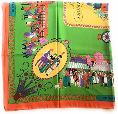 SILK SQUARE IN STYLE OF HERMES SCARF SILK SHAWL SILK WRAP WOMENS FASHION SCARF