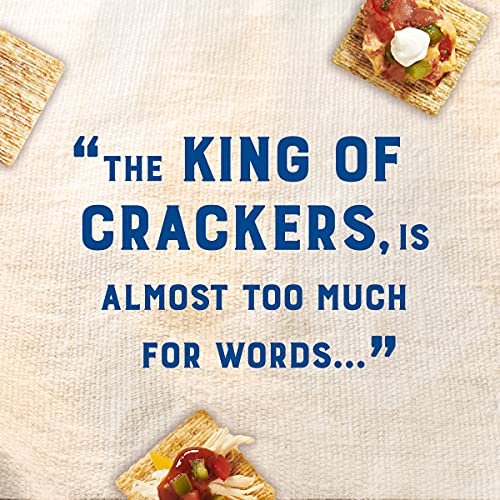 TRISCUIT ORIGINAL WHOLE GRAIN WHEAT CRACKERS, VEGAN CRACKERS, HEALTHY SNACKS, LUNCH SNACKS, 8.5 OZ