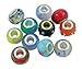 Buckets of Beads B0036FFHBS Ten Assorted Colored Murano Glass Bead Charms