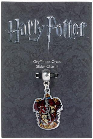 The Carat Shop Official Harry Potter Jewellery Gryffindor Crest Slider Charm, Multicolor, 25mm - Image 3