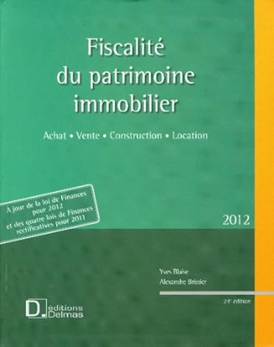 Download Fiscalité du patrimoine immobilier PDF