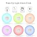 Wake Up Light, SunbaYouth Sunrise Alarm Clock Radio with 7 Color Night Light, 6 Nature Sounds, and FM Radio for Bedside Lamp