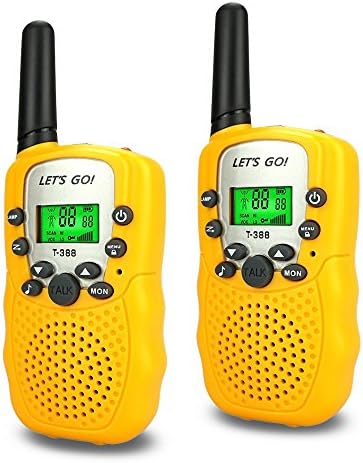 Toys for 3-12 Year Old Boys, DIMY Walkie Talkies for Kids Toys for 3-12 Year Old Girls Yellow DJ03