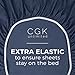 Twin Size 3 Piece Sheet Set - Comfy Breathable & Cooling Bed Sheets Set - Hotel Luxury Bedding for Women, Men, Kids, Teens, Boys & Girls - Deep Pockets, Ultra-Soft, Wrinkle Free - Oeko-Tex - Navy Blue