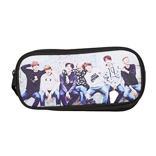 Kpop BTS Bangtan Boys Pencil Case Pouch Coin Wallet School Supplies BTS