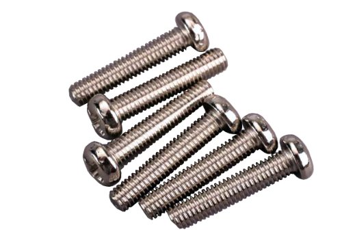Traxxas 2563 Round-Head Machine Screws, 3x15mm (set of 6)