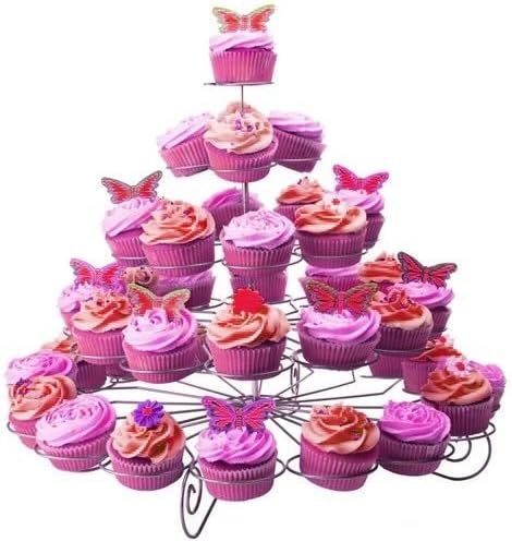 5 Tier Cupcake Stand Metal Holder Tower Wedding Birthday Party Dessert Display