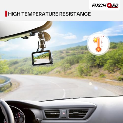 FIXCHORD VHB Klebepads Doppelseitig Extra Stark, 10St Dashcam Klebepads, Doppelseitiges Klebeband, Montageband, Doppelseitige Klebepads für Autos, Häusern und Büros, Action-Kameras, 70mm 6