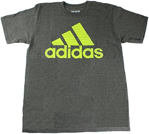 adidas Men's Logo Heather Go To Performance T-Shirt (X-Large)