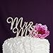 Ella Celebration Mr and Mrs Wedding Cake Topper Gold Rhinestone Monogram Decoration Mr & Mrs (gold)