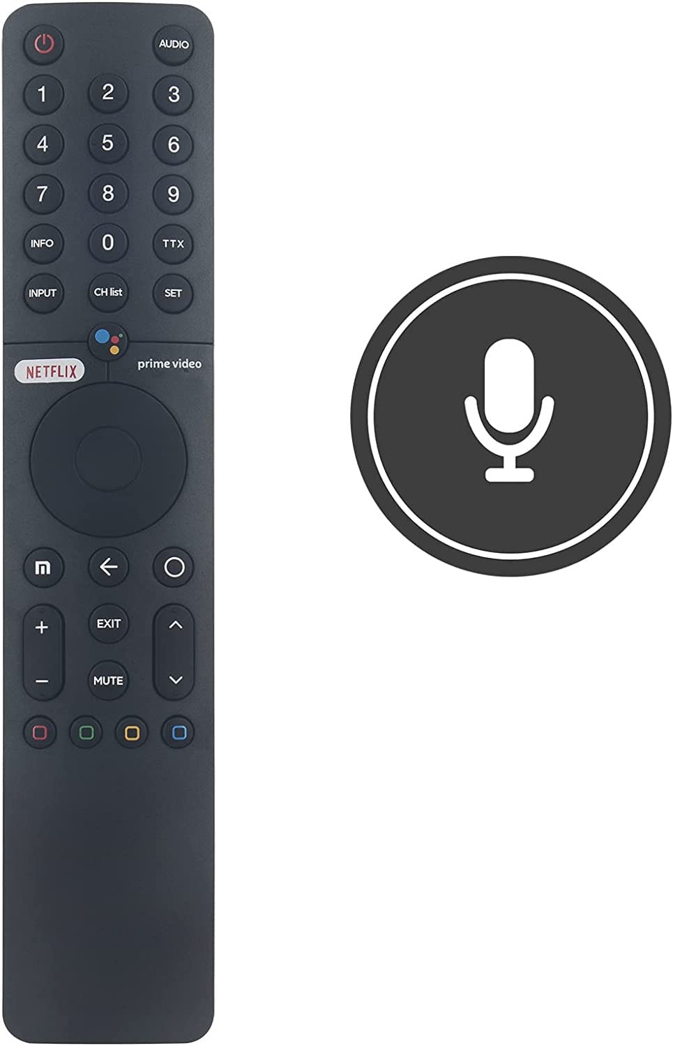 New XMRM-19 Replace Remote Control XMRM-19 TV Remote Control Replacement fit for Mi P1 Android Smart MI TV L43M6-6AEU L50M6-6AEU L55M6-6AEU for MI TV P1 Series L43M6-6AEU/L50M6-6AEU/L55M6-6AEU